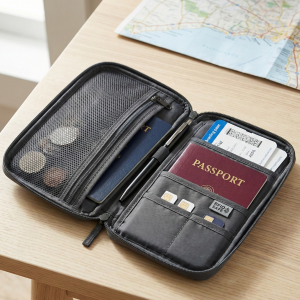 Cartera Organizadora de Viaje con Protección RFID